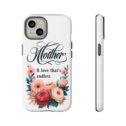 For Apple iPhone SE 2022/2nd/Max/XS/X/8 Plus Tough Cases  Endless Love for Mother's Day Gift