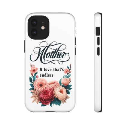 For Apple iPhone SE 2022/2nd/Max/XS/X/8 Plus Tough Cases  Endless Love for Mother's Day Gift