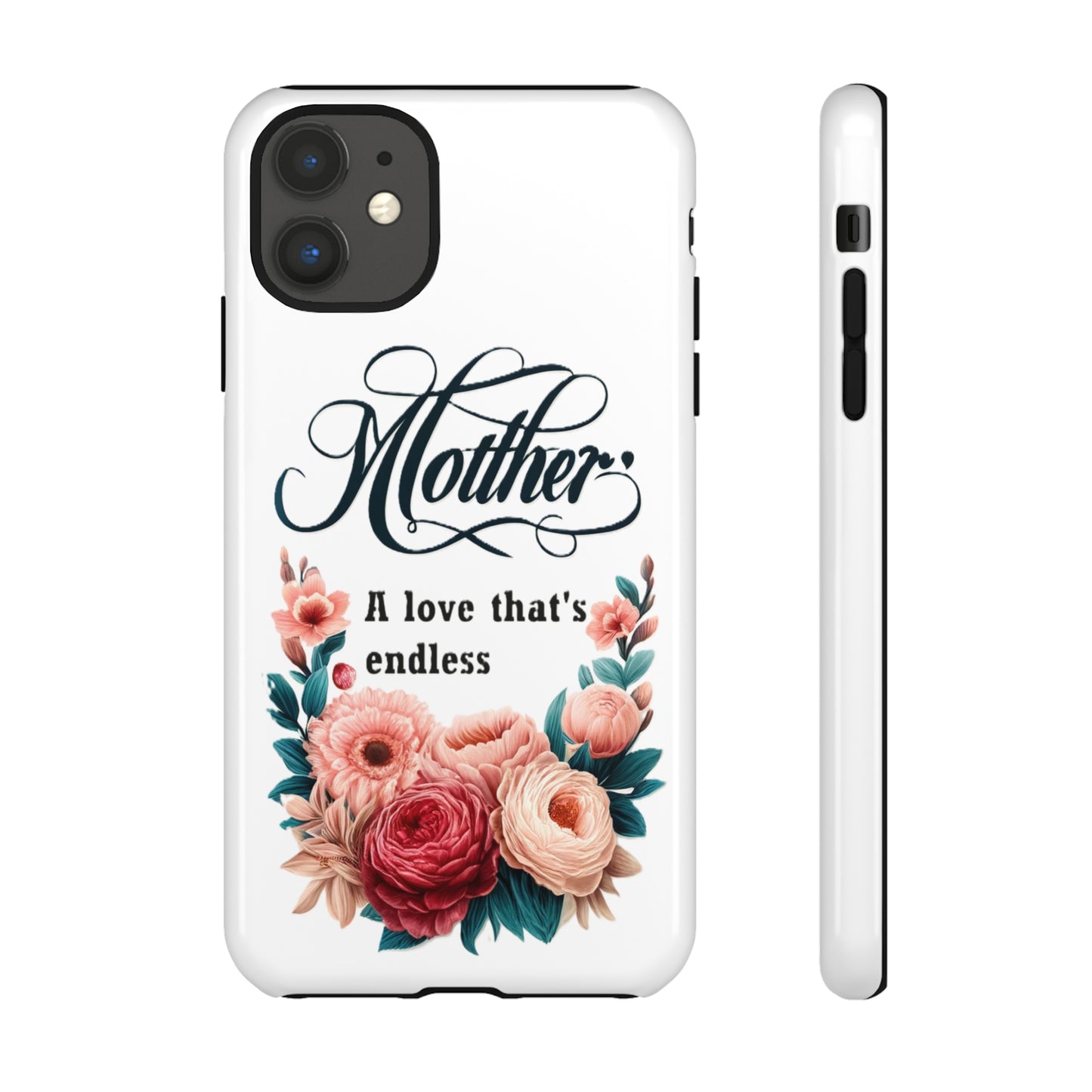 For Apple iPhone SE 2022/2nd/Max/XS/X/8 Plus Tough Cases  Endless Love for Mother's Day Gift