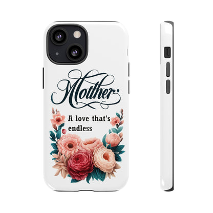 For Apple iPhone SE 2022/2nd/Max/XS/X/8 Plus Tough Cases  Endless Love for Mother's Day Gift