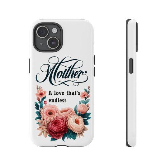 For Apple iPhone SE 2022/2nd/Max/XS/X/8 Plus Tough Cases  Endless Love for Mother's Day Gift