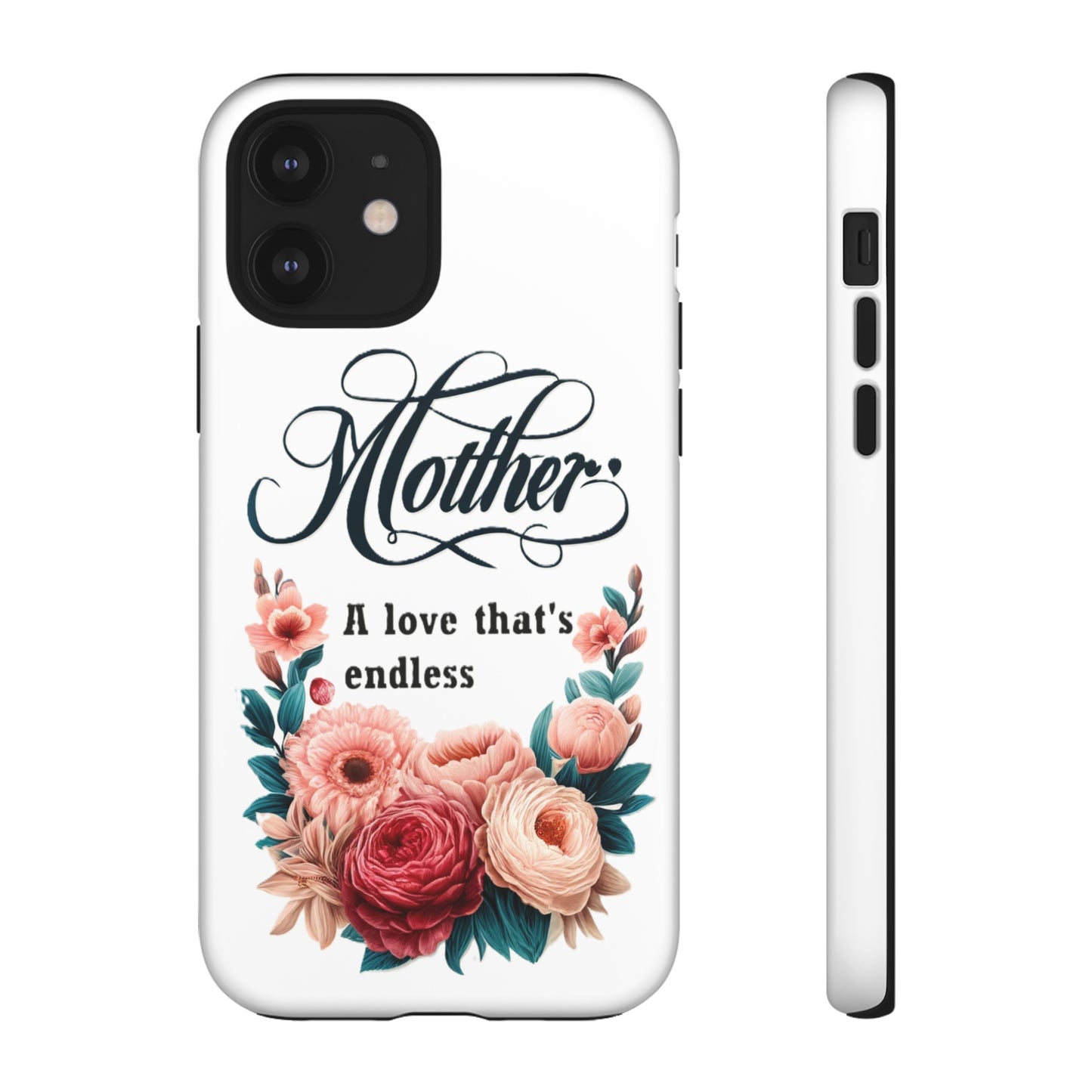 For Apple iPhone SE 2022/2nd/Max/XS/X/8 Plus Tough Cases  Endless Love for Mother's Day Gift