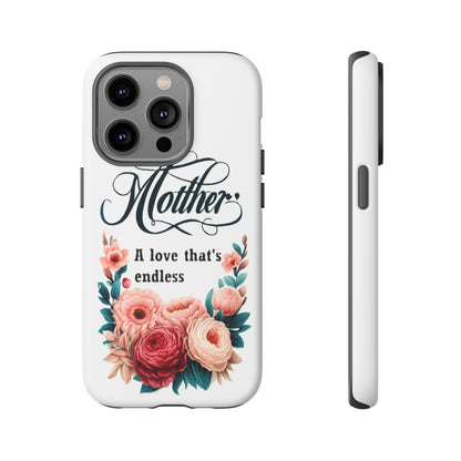 For Apple iPhone SE 2022/2nd/Max/XS/X/8 Plus Tough Cases  Endless Love for Mother's Day Gift