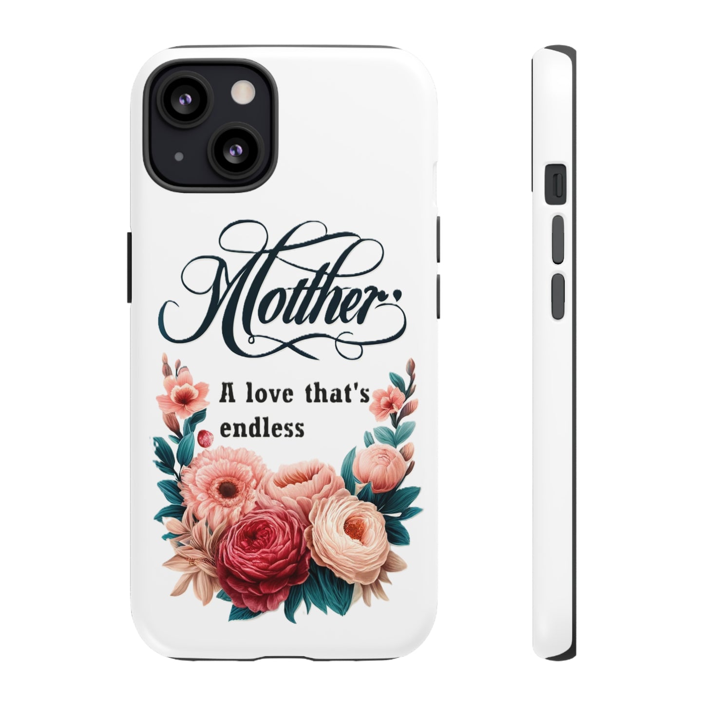 For Apple iPhone SE 2022/2nd/Max/XS/X/8 Plus Tough Cases  Endless Love for Mother's Day Gift