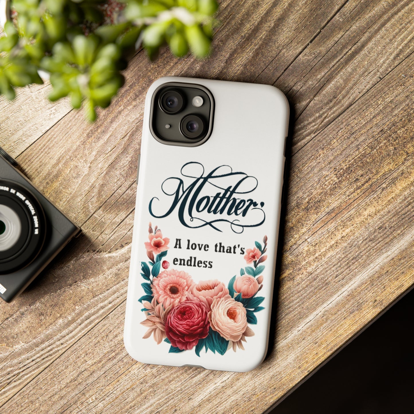 For Apple iPhone SE 2022/2nd/Max/XS/X/8 Plus Tough Cases  Endless Love for Mother's Day Gift