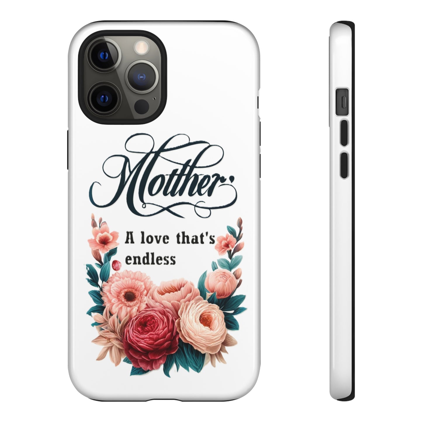 For Apple iPhone SE 2022/2nd/Max/XS/X/8 Plus Tough Cases  Endless Love for Mother's Day Gift