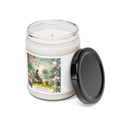 Newest Mom Mother's Day Candle - Serene Garden Aroma in Soy Wax Scented Soy Candle, 9oz