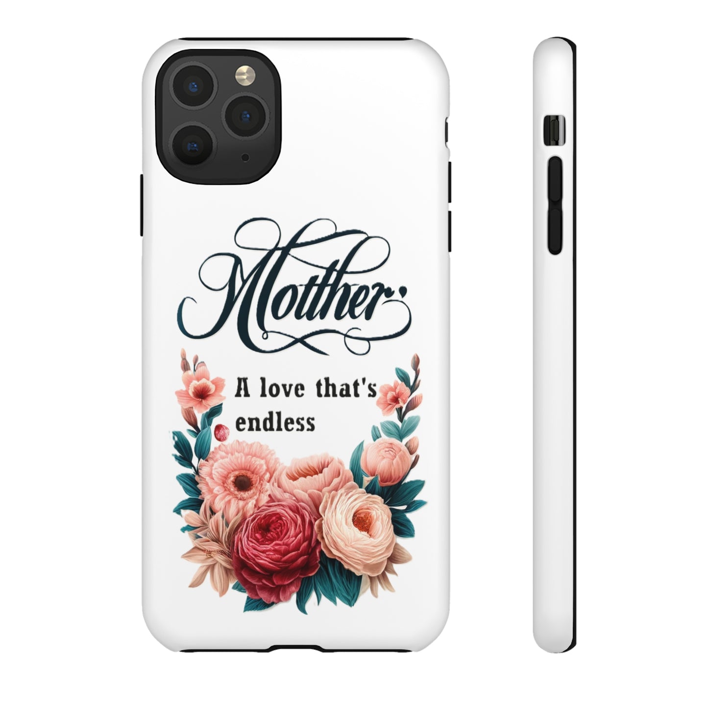 For Apple iPhone SE 2022/2nd/Max/XS/X/8 Plus Tough Cases  Endless Love for Mother's Day Gift