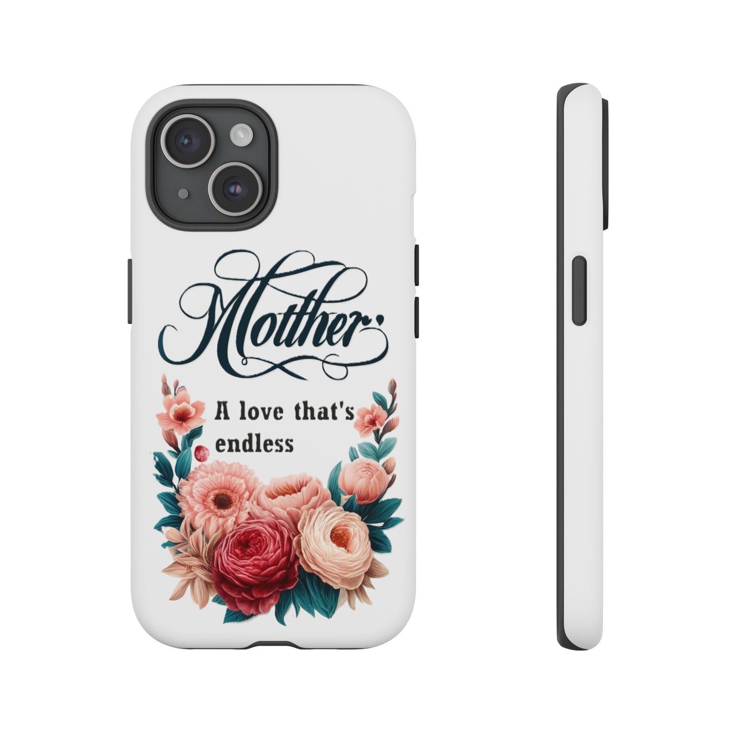 For Apple iPhone SE 2022/2nd/Max/XS/X/8 Plus Tough Cases  Endless Love for Mother's Day Gift