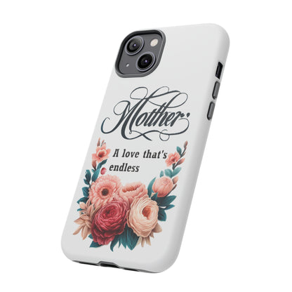 For Apple iPhone SE 2022/2nd/Max/XS/X/8 Plus Tough Cases  Endless Love for Mother's Day Gift