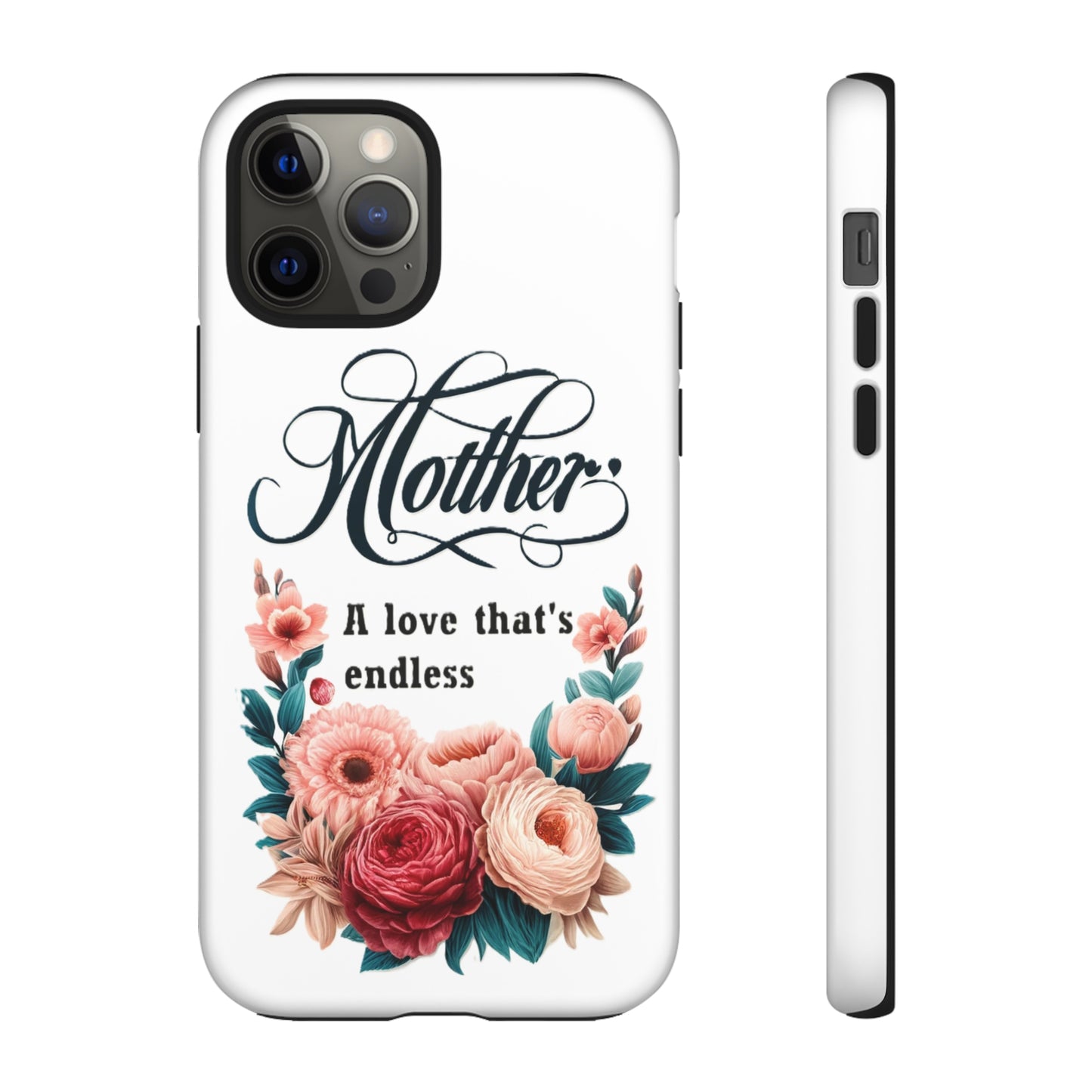 For Apple iPhone SE 2022/2nd/Max/XS/X/8 Plus Tough Cases  Endless Love for Mother's Day Gift