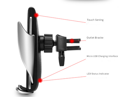 Car Wireless Charger 10W With Car Phone Holder S5