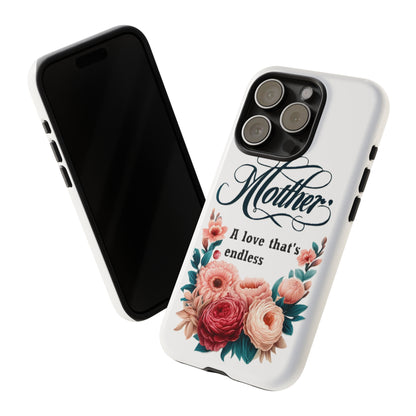 For Apple iPhone SE 2022/2nd/Max/XS/X/8 Plus Tough Cases  Endless Love for Mother's Day Gift