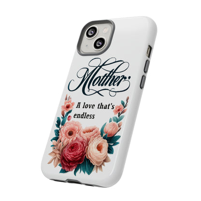 For Apple iPhone SE 2022/2nd/Max/XS/X/8 Plus Tough Cases  Endless Love for Mother's Day Gift