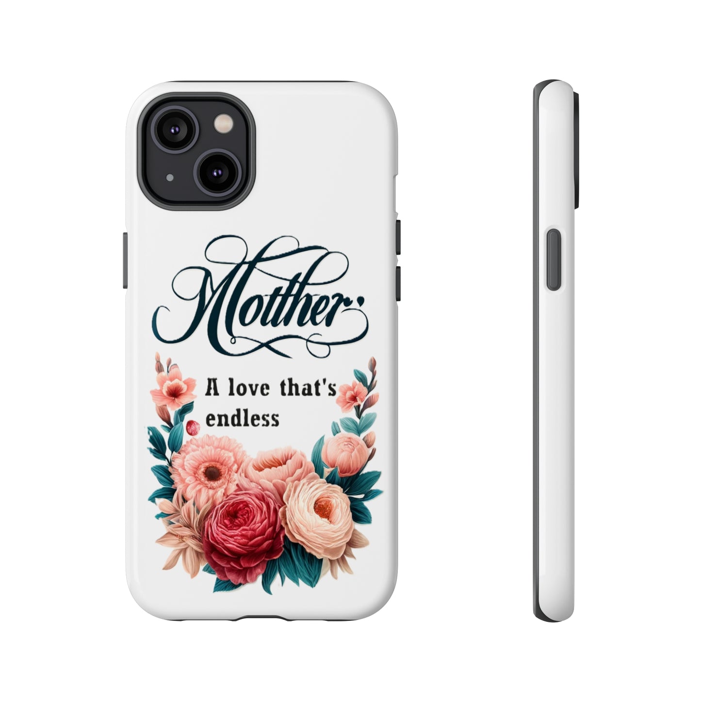 For Apple iPhone SE 2022/2nd/Max/XS/X/8 Plus Tough Cases  Endless Love for Mother's Day Gift