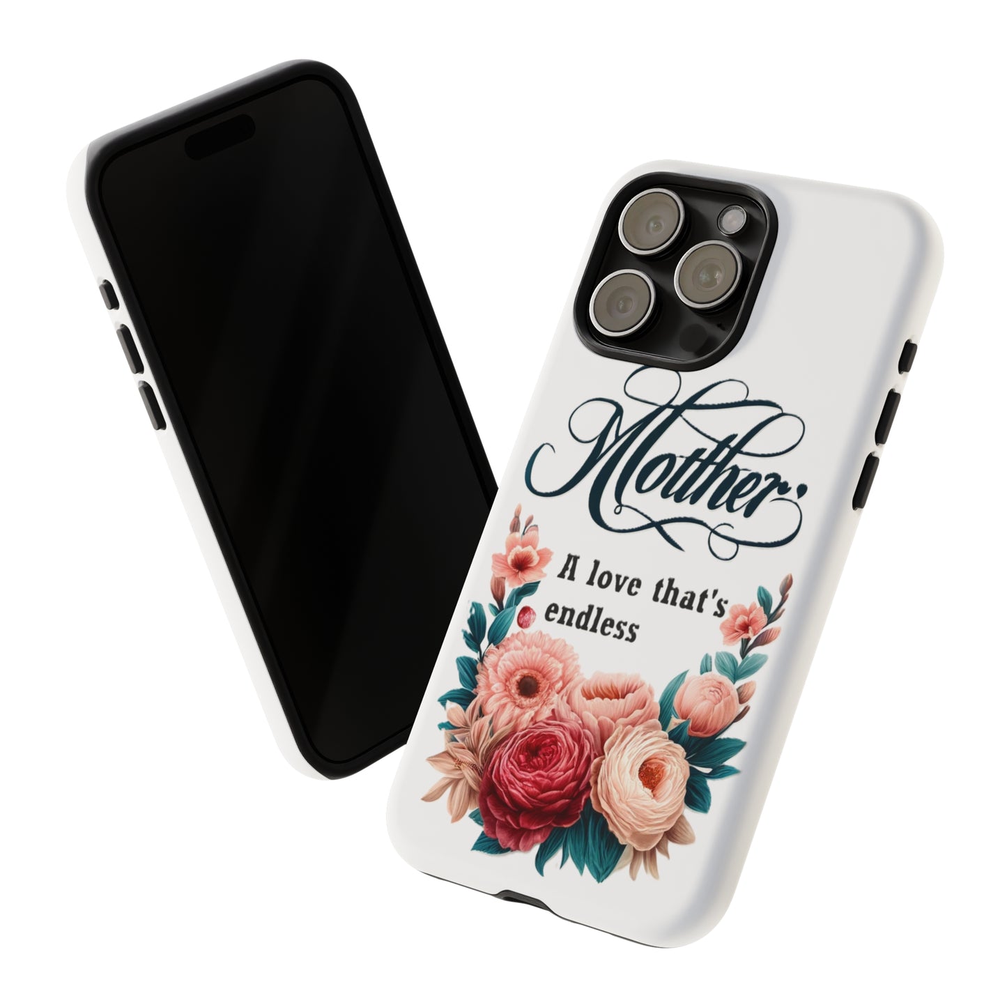 For Apple iPhone SE 2022/2nd/Max/XS/X/8 Plus Tough Cases  Endless Love for Mother's Day Gift