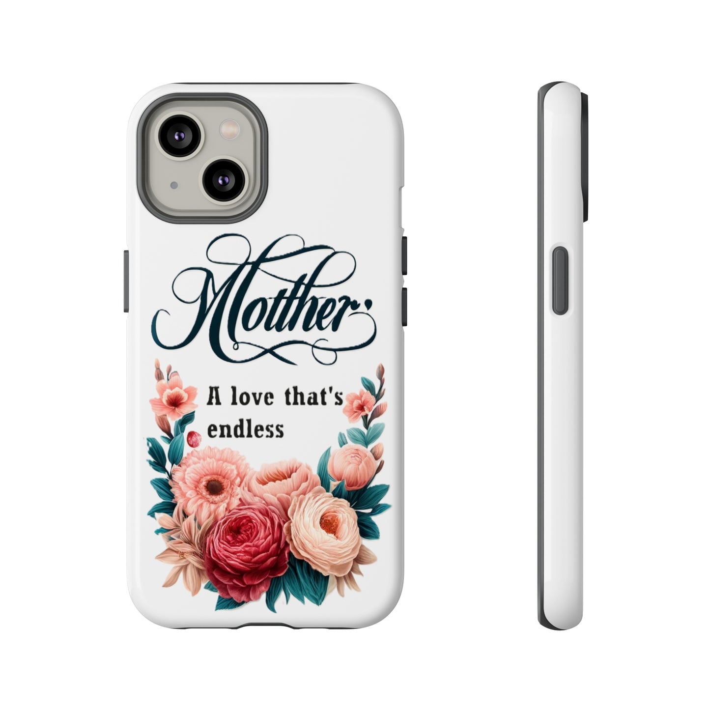 For Apple iPhone SE 2022/2nd/Max/XS/X/8 Plus Tough Cases  Endless Love for Mother's Day Gift