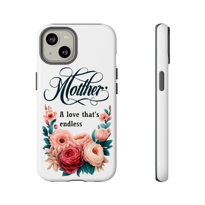 For Apple iPhone SE 2022/2nd/Max/XS/X/8 Plus Tough Cases  Endless Love for Mother's Day Gift