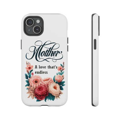 For Apple iPhone SE 2022/2nd/Max/XS/X/8 Plus Tough Cases  Endless Love for Mother's Day Gift