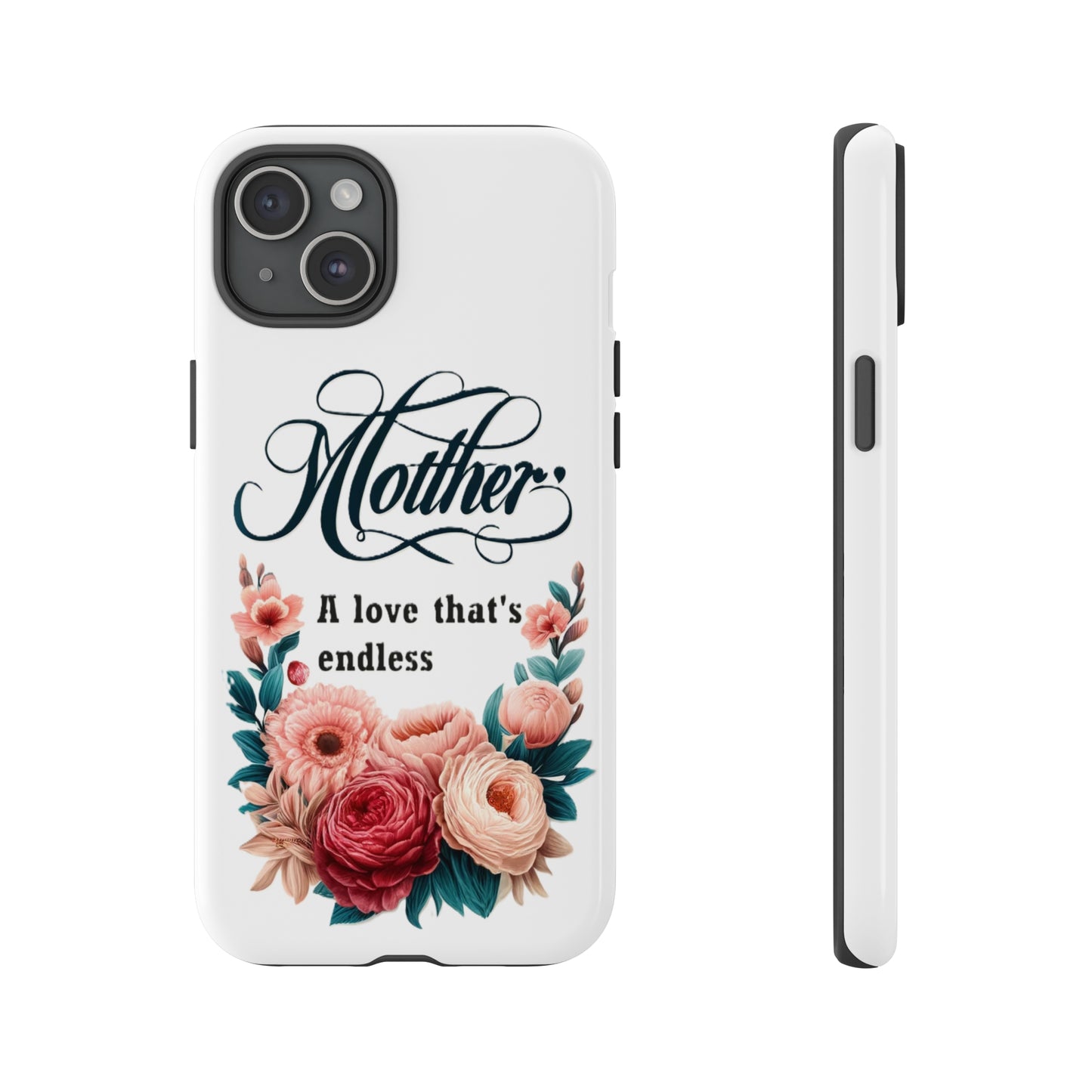 For Apple iPhone SE 2022/2nd/Max/XS/X/8 Plus Tough Cases  Endless Love for Mother's Day Gift