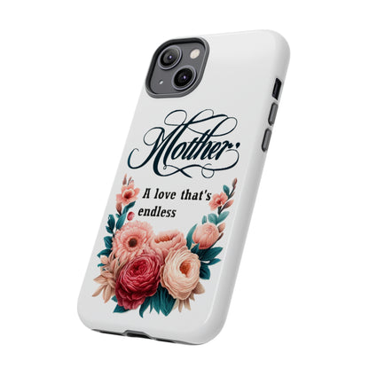 For Apple iPhone SE 2022/2nd/Max/XS/X/8 Plus Tough Cases  Endless Love for Mother's Day Gift