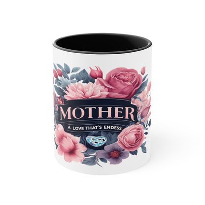 Accent Coffee Mug Endless Love Blossoms: Mother's Day Color Morphing Mug, 11oz