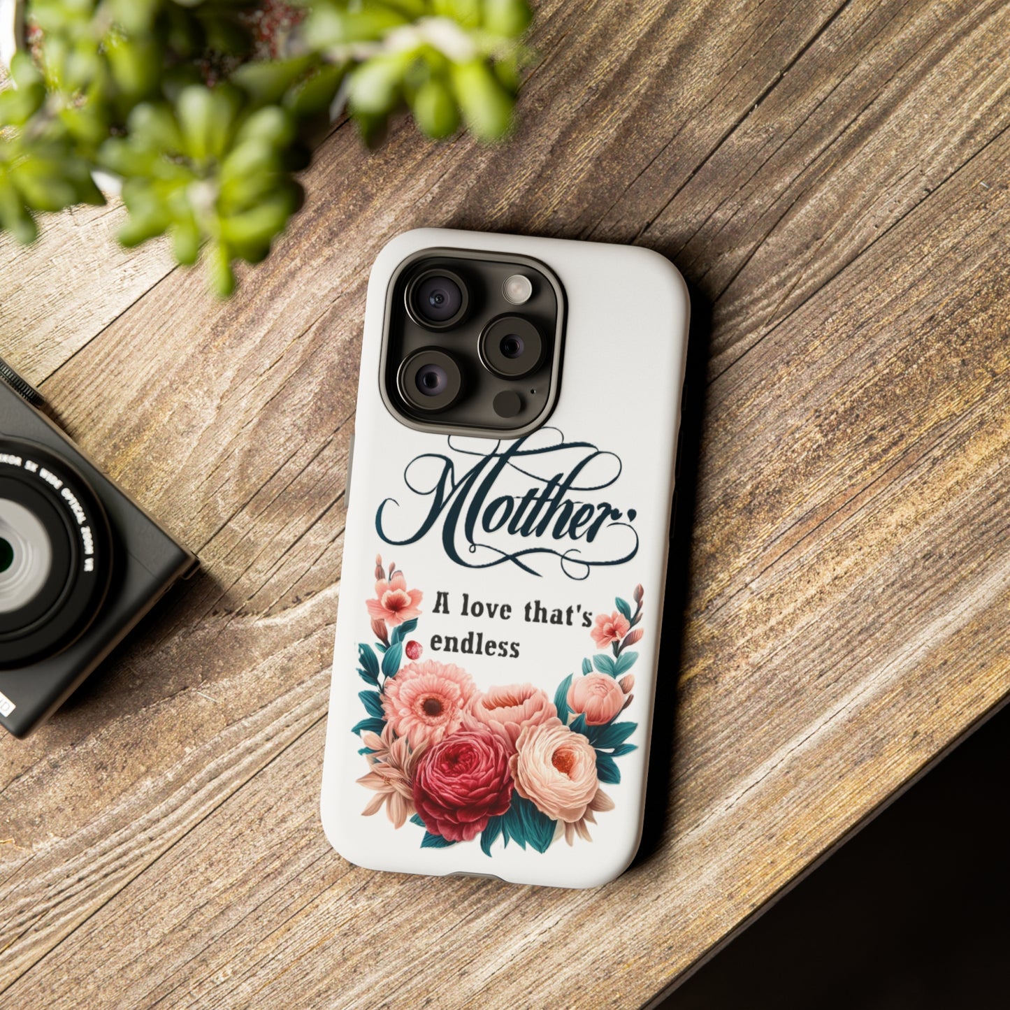 For Apple iPhone SE 2022/2nd/Max/XS/X/8 Plus Tough Cases  Endless Love for Mother's Day Gift