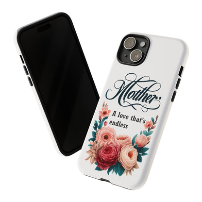 For Apple iPhone SE 2022/2nd/Max/XS/X/8 Plus Tough Cases  Endless Love for Mother's Day Gift