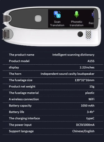 Smart Dictionary Translation Pen SmartScan Translator Pen: 112-Language Wireless Scanning & Translation