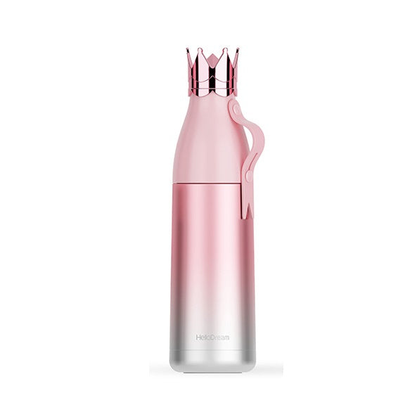 350ml Crown Stainless Steel Hot Portable Water Bottle