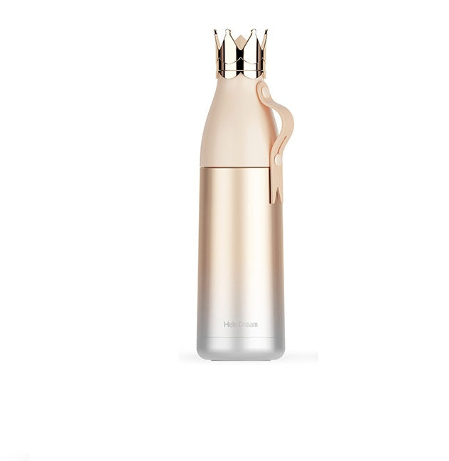 350ml Crown Stainless Steel Hot Portable Water Bottle