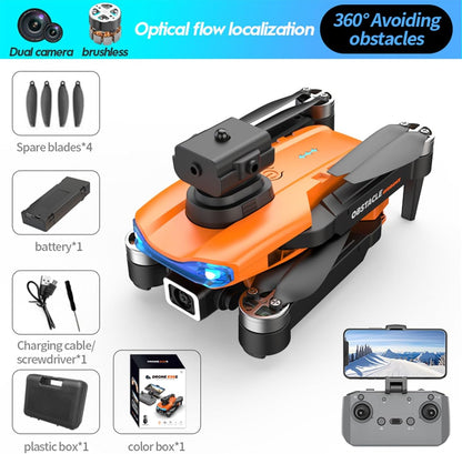 Advanced Brushless Motor Drone with 1080P Camera - FPV Quadcopter, Headless Mode, Follow Me, Altitude Hold, Obstacle Avoidance - Perfect Gifts for Kids and Adults