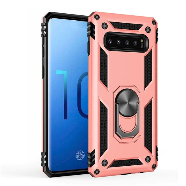 Magnet Case For Samsung Galaxy S8 S9 S10 Plus A6 A7 A8 Plus 2018 A9 Note 8 9 Cover 360 Metal Ring