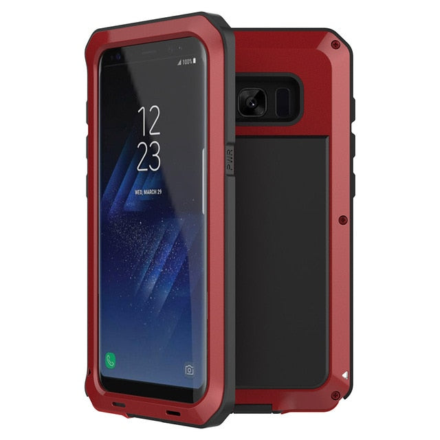 Metal Military Anti-Knock Dust proof Shockproof Armor Case for Samsung Galaxy S8 S9 Plus S7 S6 Edge S5 S4 Note 8 5 4 3 S9 Cover