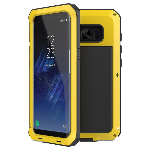 Metal Military Anti-Knock Dust proof Shockproof Armor Case for Samsung Galaxy S8 S9 Plus S7 S6 Edge S5 S4 Note 8 5 4 3 S9 Cover